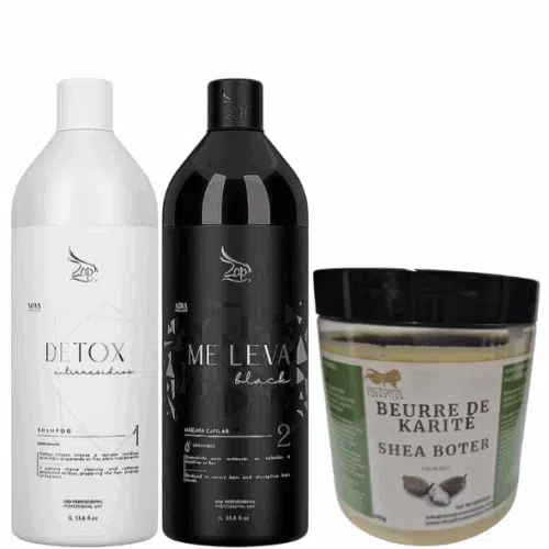 Zap Me Leva keratine behandeling 2x1 Shampoo + 1 gratis Shea Butter cadeau