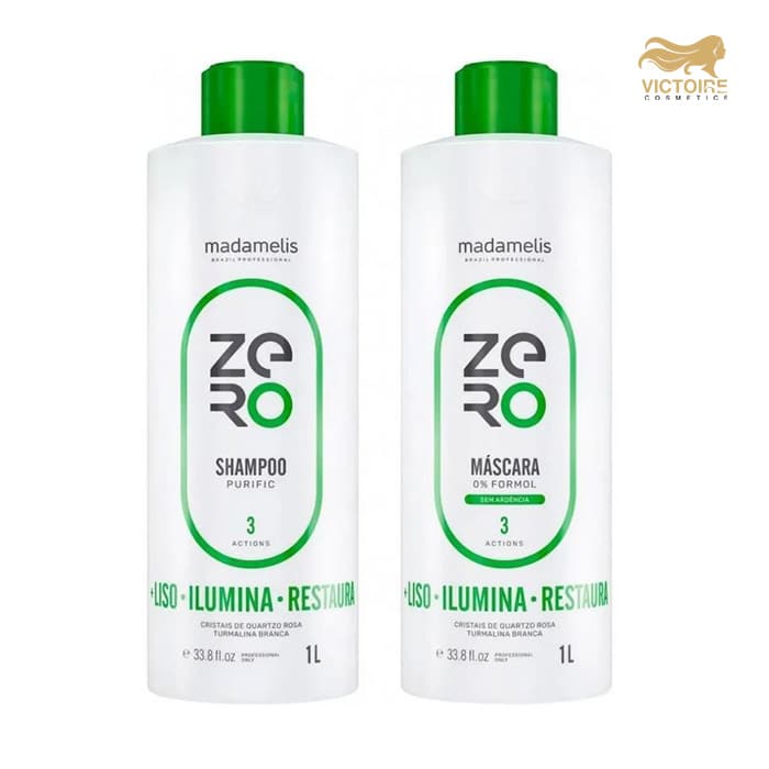 Madame Lis Zero progressieve borstel zonder formaldehyde Zero formol Braziliaans keratina behandeling 2x1L