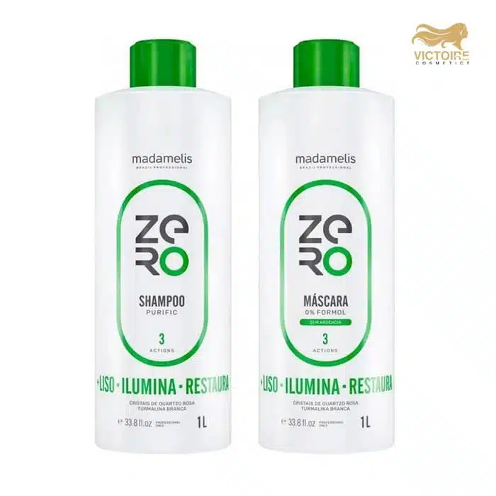 Madame Lis Zero progressieve borstel zonder formaldehyde Zero formol Braziliaans keratina behandeling 2x1L