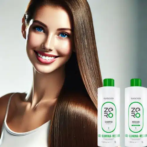Madamelis Zero progressieve borstel zonder formaldehyde Zero formol Braziliaans keratine behandeling 2x1L