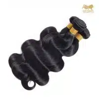 1 Bundel Human hair Body Wave 8 inch 100gram 150 density grade 10A van 23cm Loose Wave