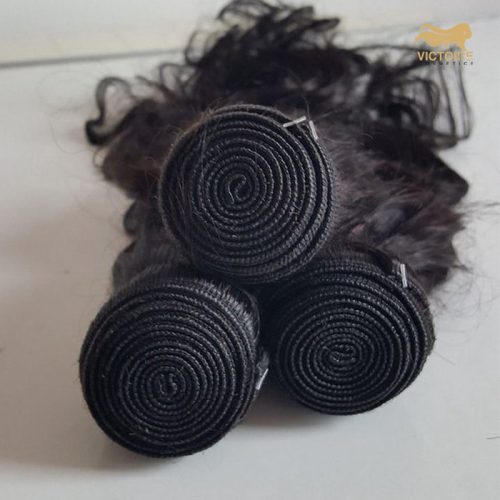 1 Bundel Human hair Body Wave 16 inch 100gram 150 density grade 10A - Afbeelding 3
