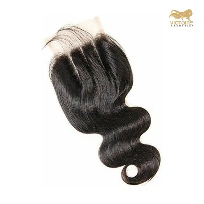 100% Natuurlijke Human Hair 4*4 Closure Body Wave 16inch,150% Density