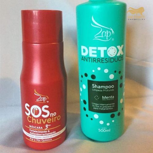 ZAP Shampoo MENTE DETOX Anti Residuos & Mask SOS onder douche