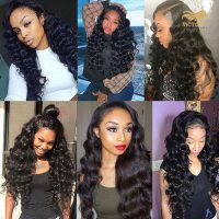 Kit 3 Indian Body Wave 100% Human Hair Bundels (Loose Wave)20,16,12 inch