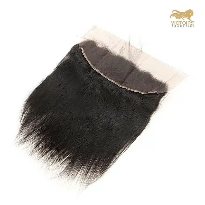Kit Straight Human Hair Bundels 2x 100gr, 24inch + 1 frontal 10A ,60,96cm