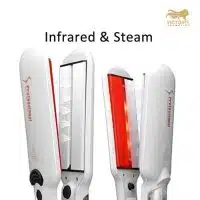 Steam Stoom Pro & Infrared Hair Straightener Stijltang - Zwart 235ºC Nu Gratis Accessories