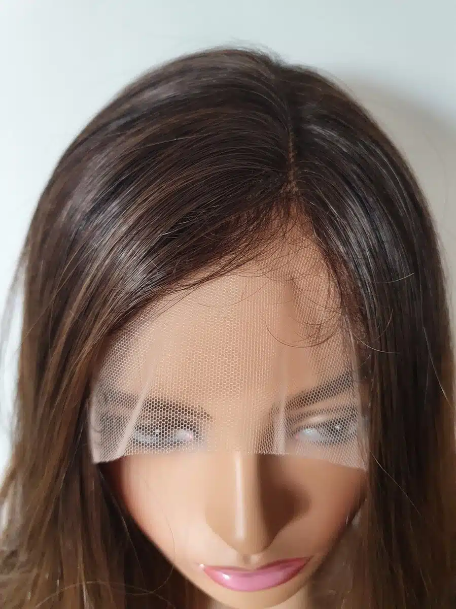 Menselijk haar – Human Hair Bob Wig 14 Inch - 35 cm – Wasbaar – Pruiken Dames – Hoge kwaliteit - Verfbaar - Afbeelding 5