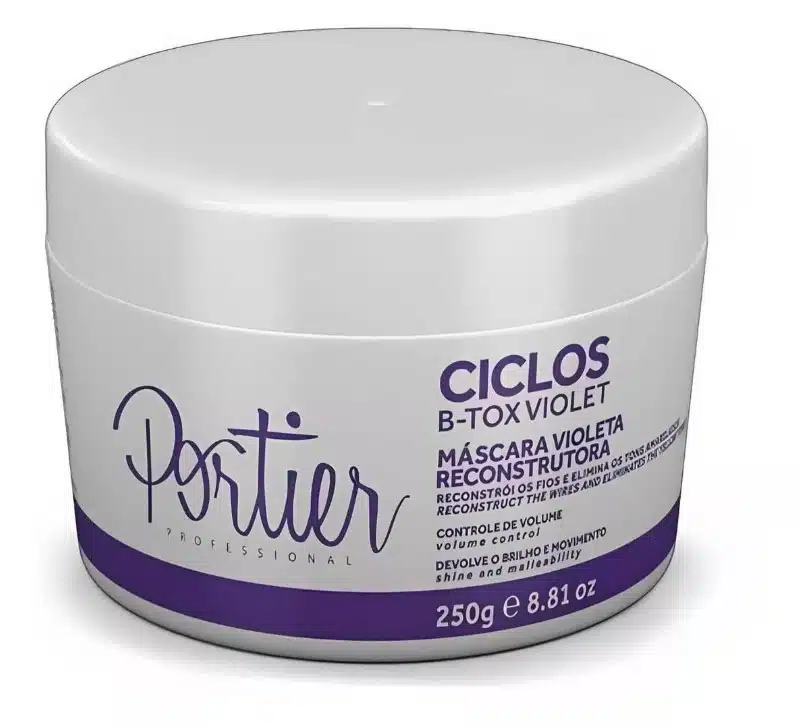 Mascara reconstructeur de cheveux B-Tox Violet de Portier Ciclos 250g - Afbeelding 2