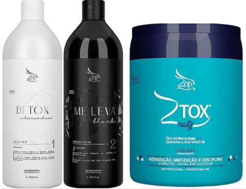ZAP Me Leva progressiva keratine behandeling 2x1 met Zap Mascara Matiz Bluetox Mask botox 950g - Afbeelding 2