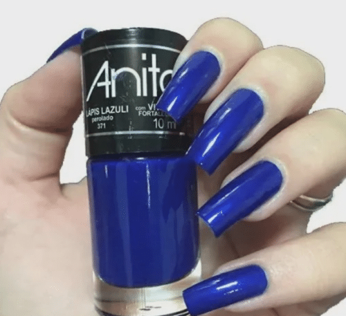 Nagellak Anita Lápis Lazuli Perolado Vegano 371 10ml Azul