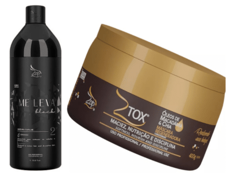 Zap Me Leva Braziliaans keratine mascara1L + Ztox mascara Regeneração olie Macadamia & Chia 400g - Afbeelding 5