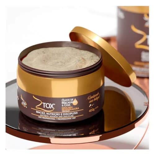 Zap Ztox mascara Huile de régénération Macadamia & Chia 400g - Lisseur à vapeur professionnel - Lisseur - Fer à friser - Afbeelding 4