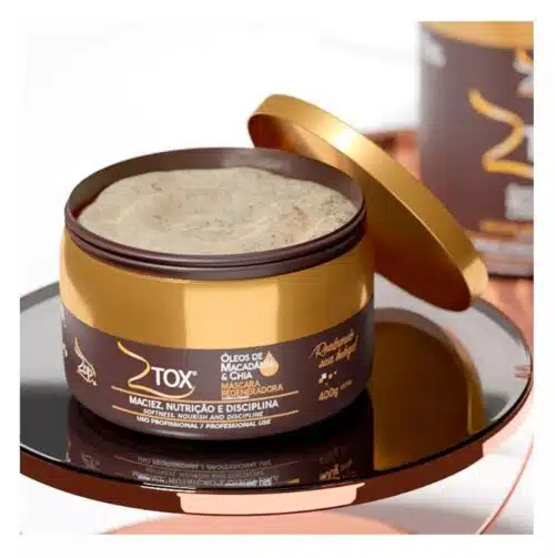Zap Ztox mascara Huile de régénération Macadamia & Chia 400g - Lisseur à vapeur professionnel - Lisseur - Fer à friser - Afbeelding 4