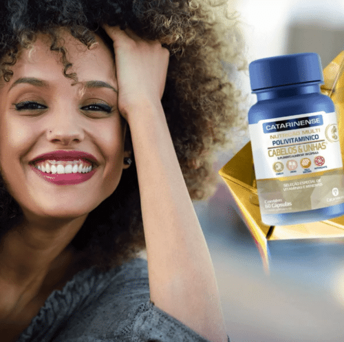 Voedingssupplement in capsules haar en Nagels 60 Caps - Catarinense - Afbeelding 3