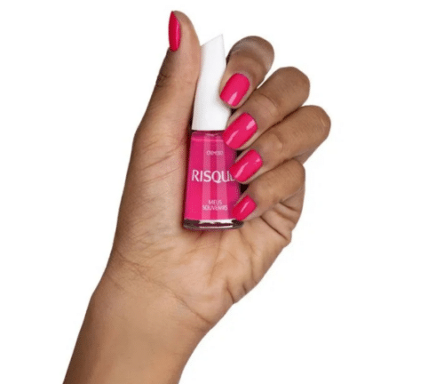 Esmalte Rique Meus Souvenirs Rosa Cremoso 8ml - Afbeelding 3
