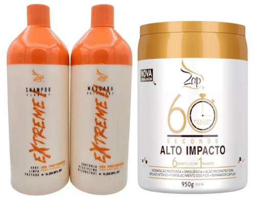 Traitement extrême progressif à la kératine brésilienne sans formol + Mascara 60 Secondes High Impact - Afbeelding 3