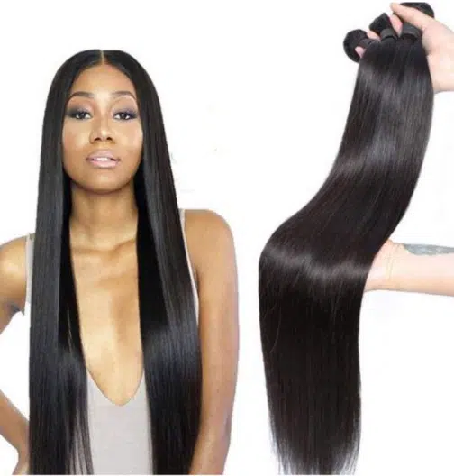 60,96 cm Cheveux 100% Humains Naturels Raides de 100 grammes 24inch - Afbeelding 3