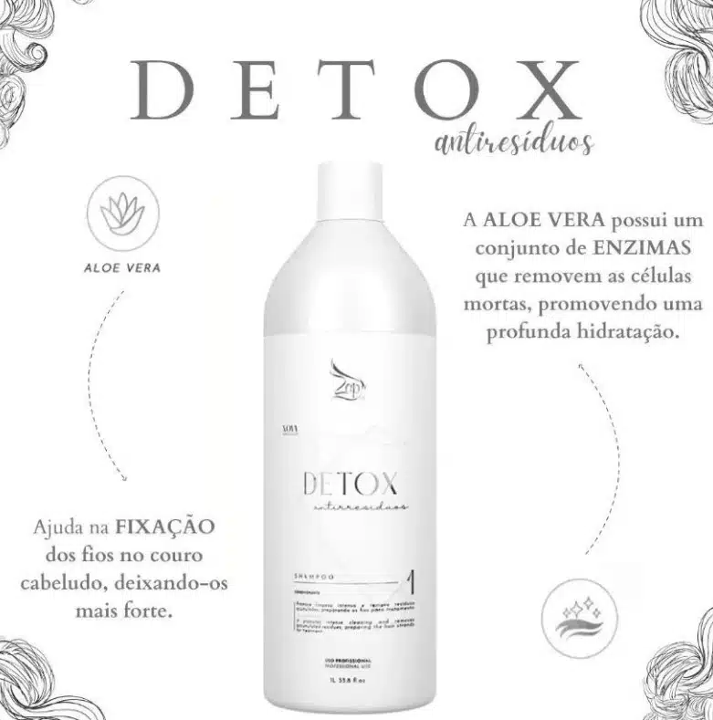 Zap Shampooing Détox Antirésidus 1L/33.8 fl.oz - Afbeelding 2