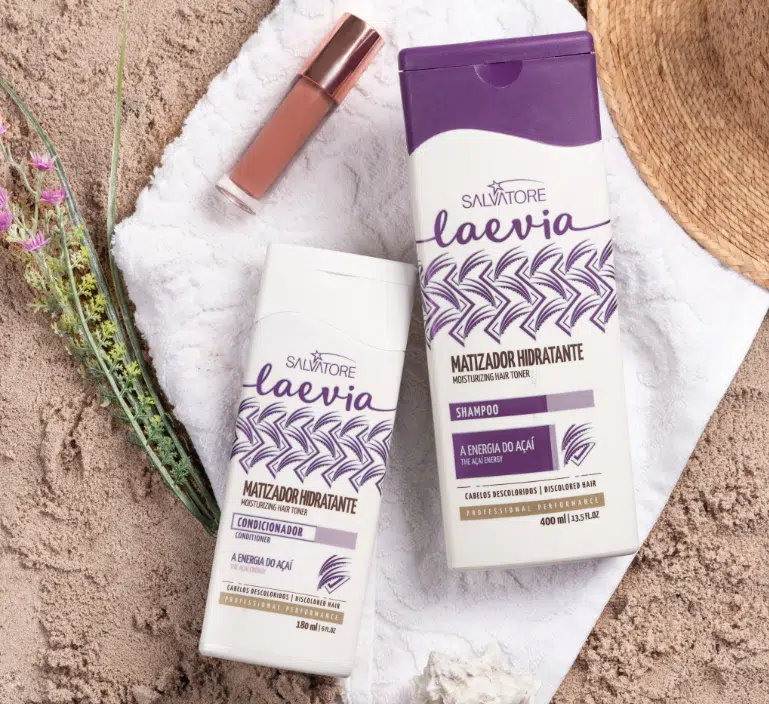 Kit Salvatore Laevia Hydratant Matizador SH 400 ml + CO 180 ml - Afbeelding 2