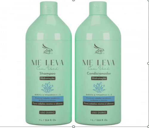 Zap Me Leva Com Você Hydraterende schoonheid met aloë vera en vitamines - 2x1L - Afbeelding 3