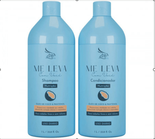 Zap Me Leva Com Você Voedingskit met kokosolie en panthenol - 2x1L - Afbeelding 3