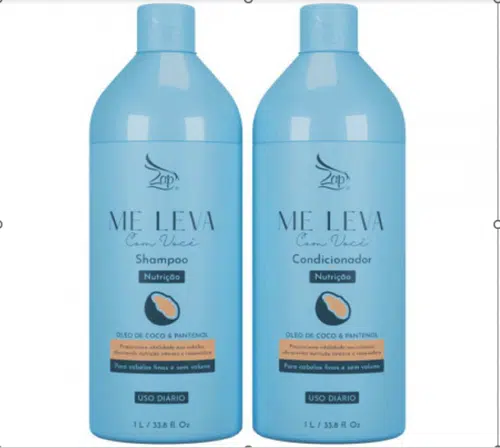 Zap Me Leva Com Você Voedingskit met kokosolie en panthenol - 2x1L - Afbeelding 3