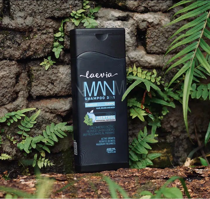 Kit Laevia Man 3IN1 Energie Menthol Shampoo 400 ml + Pomada 100 ml - Afbeelding 2