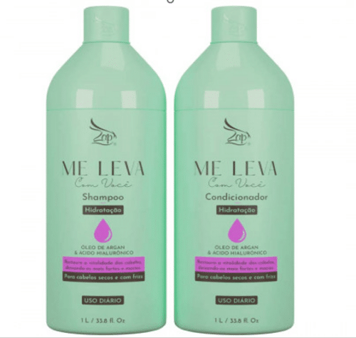 Zap Me Leva Com Você Hydraterende arganolie en hyaluronzuur - 2x1L - Afbeelding 3