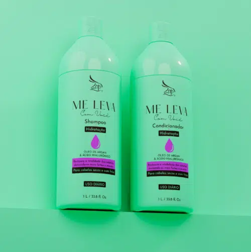 Zap Me Leva Com Você Hydraterende arganolie en hyaluronzuur - 2x1L - Afbeelding 2