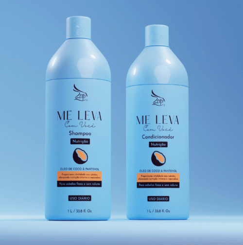 Zap Me Leva Com Você Voedingskit met kokosolie en panthenol - 2x1L - Afbeelding 2