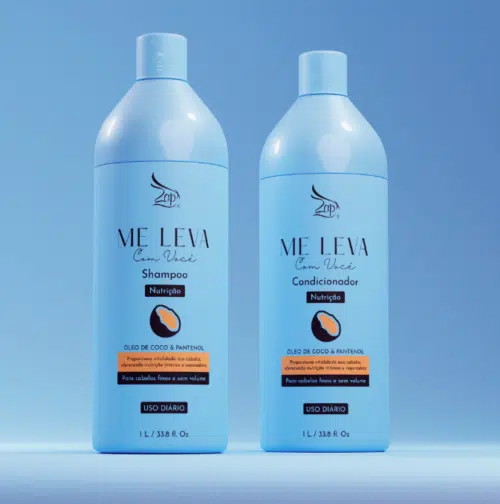 Zap Me Leva Com Você Voedingskit met kokosolie en panthenol - 2x1L - Afbeelding 2