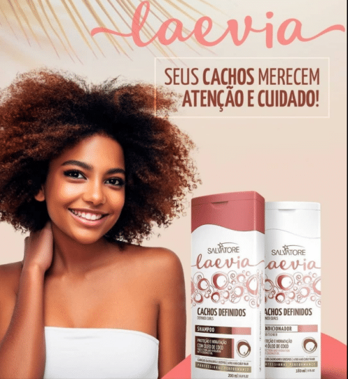 Kit Salvatore Laevia Cachos Definidos – Protection et Hydratation pour des Boucles Parfaites 400 ml + CO 180 ml