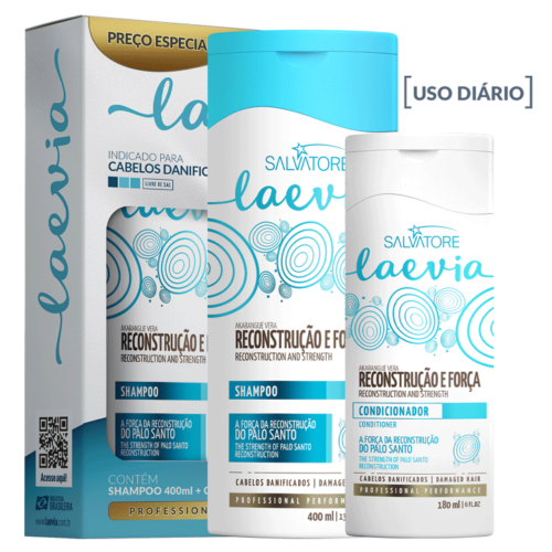 Laevia Kit Reconstruction et Force SH 400ml + CO 180ml
