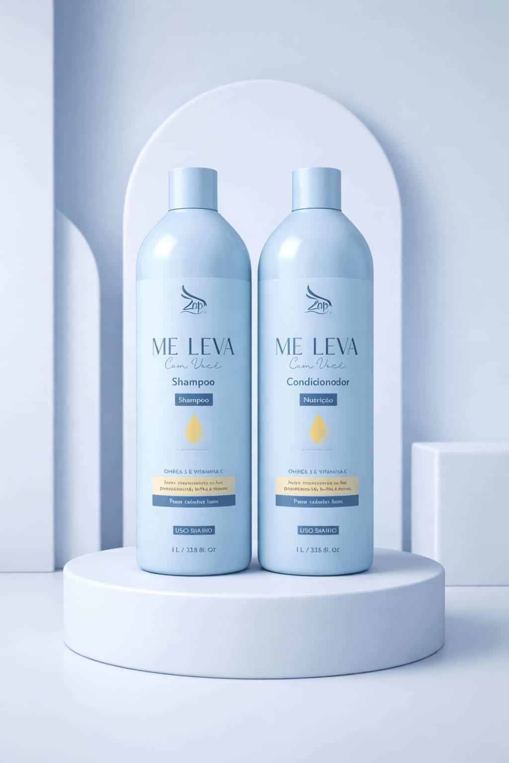 Zap Me Leva Com Você Beauté Hydrateert Omega 3 en Vitamine C - 2x1L