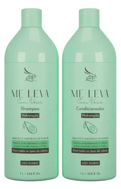 ZAP Me Leva Com Você - Diepe Hydratatie met Avocado en Sheaboter 2x1L - Afbeelding 3