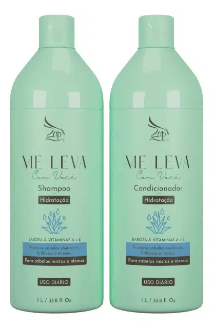 Zap Me Leva Com Você Hydraterende schoonheid met aloë vera en vitamines - 2x1L