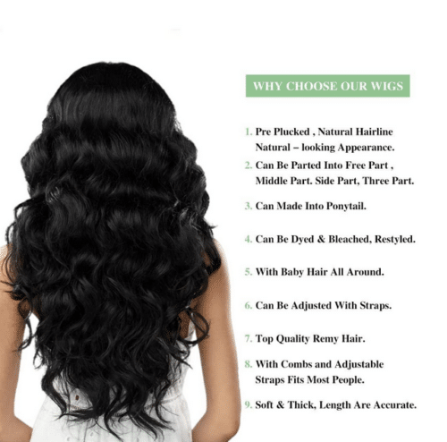 Braziliaanse Body Wave Kantpruik 24 inch 60,96 cm - Afbeelding 3