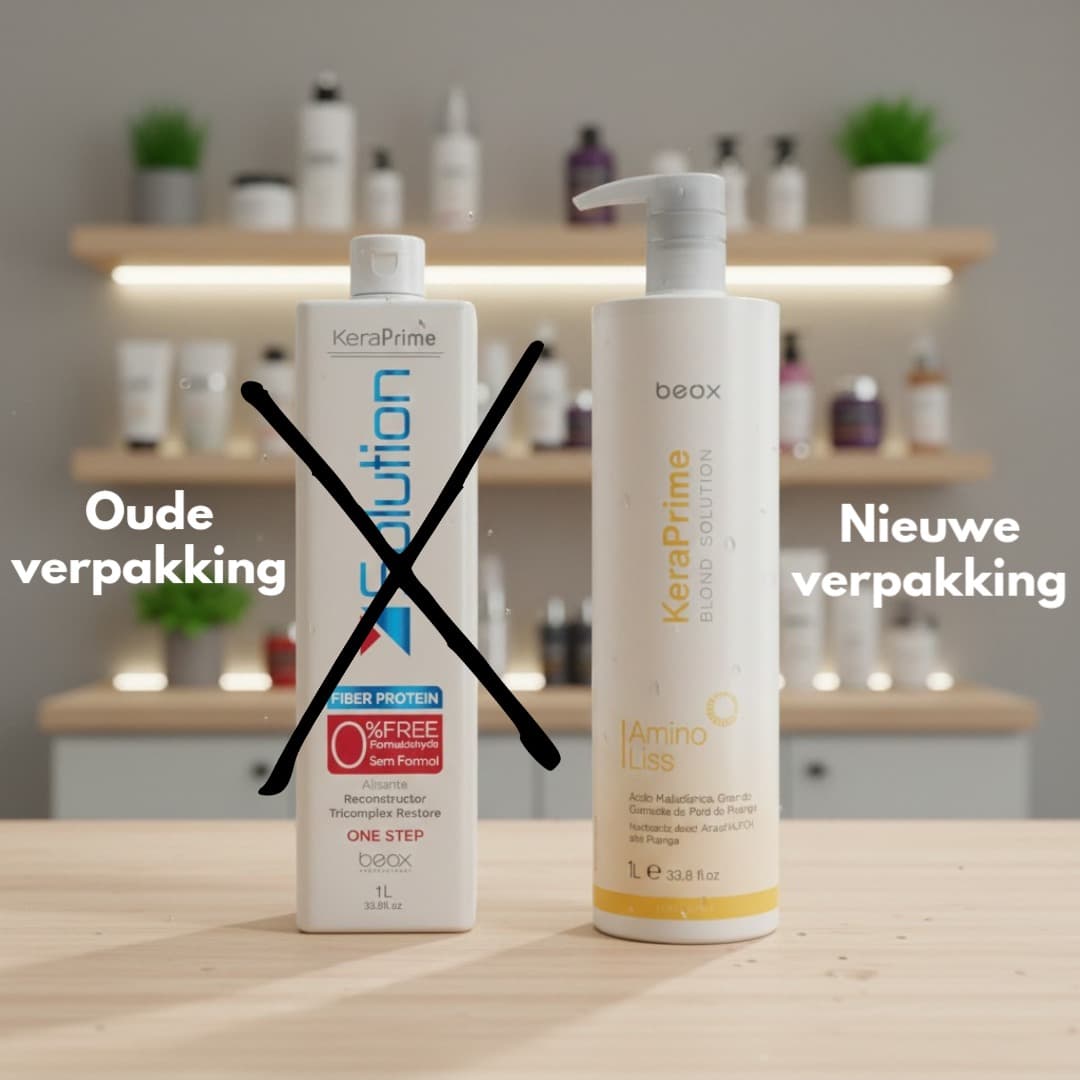 Beox KeraPrime Blond Solution Amino Liss - 1 liter + (Hair Brush & Beox Special d'Or -Oleo de Argan Beox 9ml) Gratis - Afbeelding 4