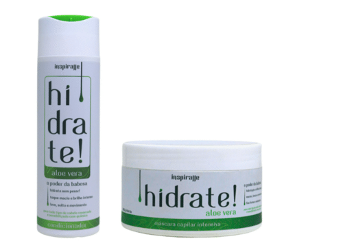 Aloe Vera Hidrate - Shampoing + Mascara - O Poder da Babosa - Inspiralle