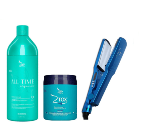 Zap All Time Organic Smoothing Mask 1L/33,8 fl.oz + ZAP Ztox Mascara 950g Professionele Stijltang 300 °F - 450F  Nano-titanium