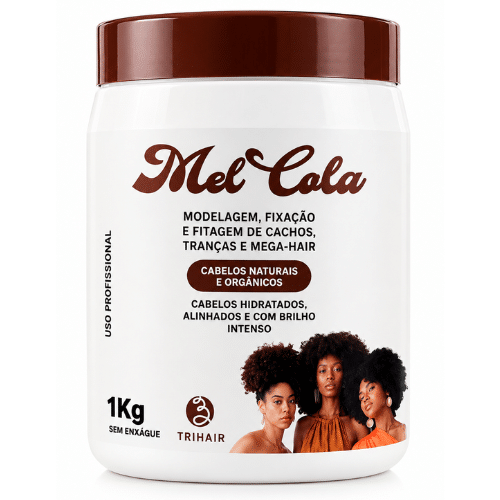 TRIHAIR Mel Cola 1 kg – Haarmasker voor Krullend Haar