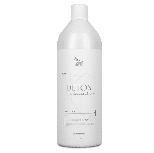 Zap Anti-Residu Detox Shampoo 1L/33,8 fl.oz + Stijltang nano-titanium coating lcd-display - 130 °C tot 230 °C - Afbeelding 2