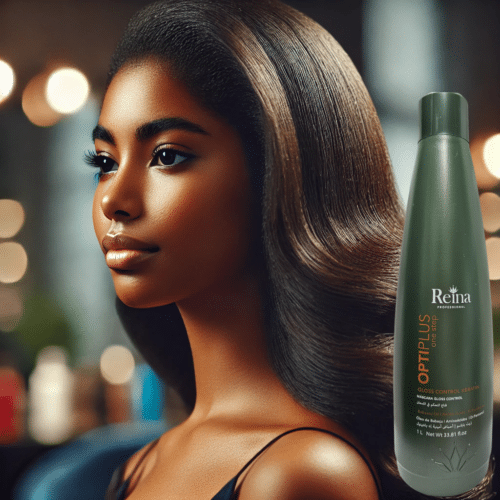 Reina Professional OptiPlus - Gloss Control- Braziliaans Keratin Behandeling 1L - Afbeelding 3