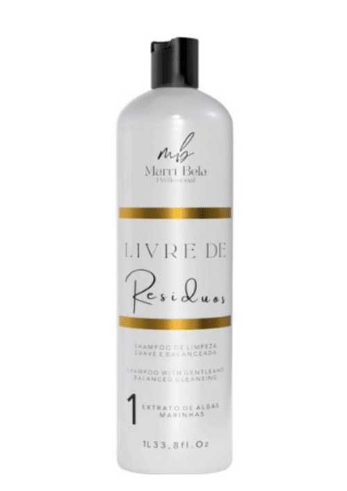 Braziliaanse Keratine Behandelingskit Marri Bela Reina Professional Shampoo Residuos en Hair Repair System Masker 2x1L 33.8 fl.Oz - Afbeelding 3