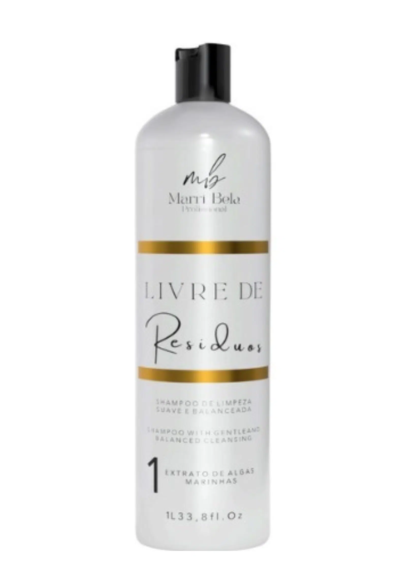 Braziliaanse Keratine Behandelingskit Marri Bela Reina Professional Shampoo Residuos en Hair Repair System Masker 2x1L 33.8 fl.Oz - Afbeelding 3