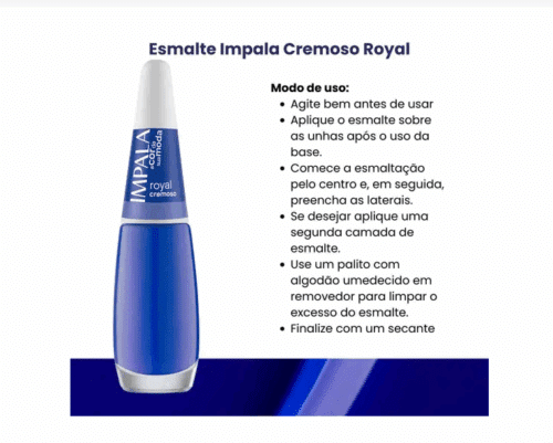 Impala nagellak, de kleur van de mode, romig koninklijk 7,5 ml - Afbeelding 3