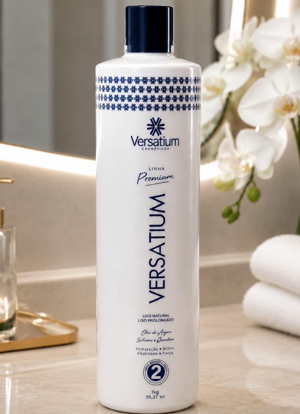 Versatium Linha Prenium Liso Natural 1Kg