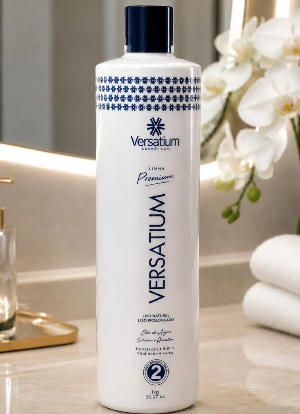 Versatium Linha Prenium Liso Natural Braziliaans keratine behandeling 1Kg ( Zonder Formaldehyde)