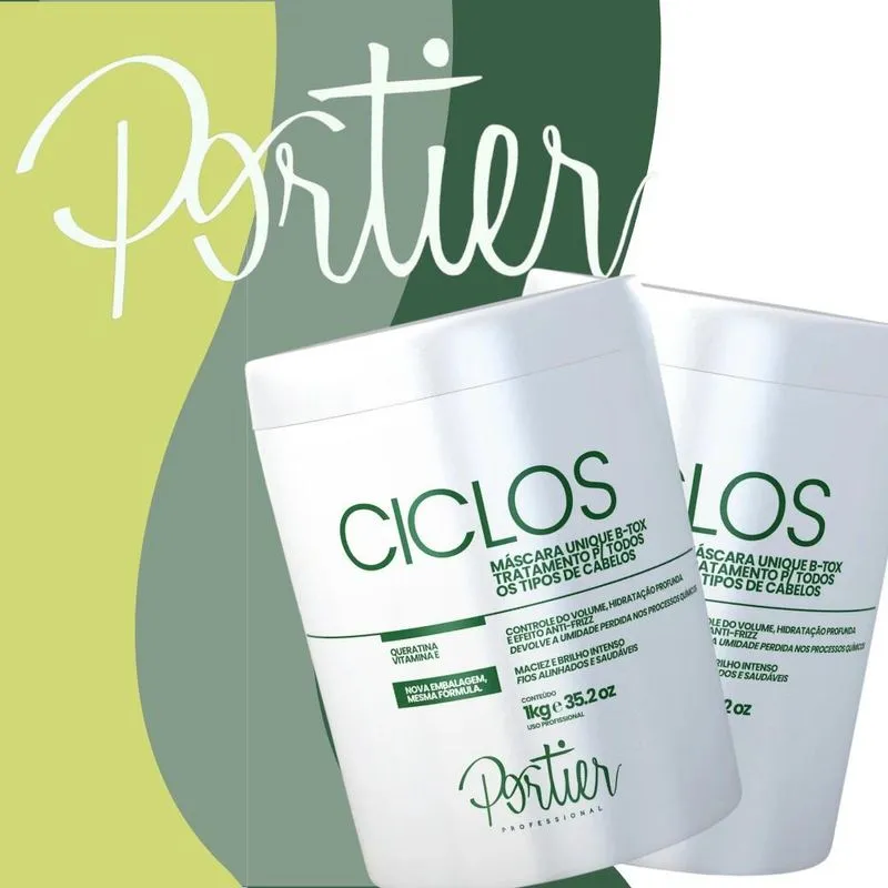 Portier Ciclos mascara Unique de tratamento 1Kg - Afbeelding 2